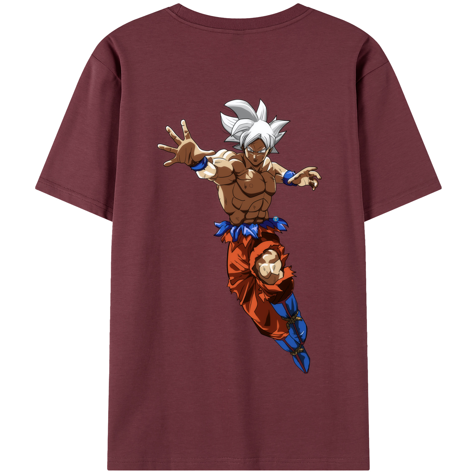 （画像用） ドラゴンボール 孫悟空（そん ごくう）Son Goku カカロット DRAGON BALL Kakarotto 綿100％半袖Tシャツ（背面プリント）